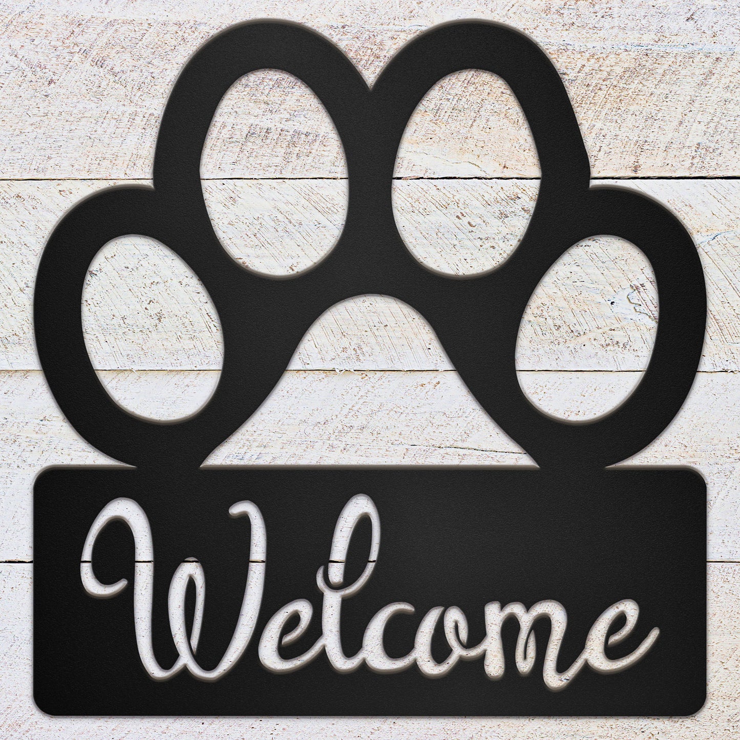 Dog Welcome Sign