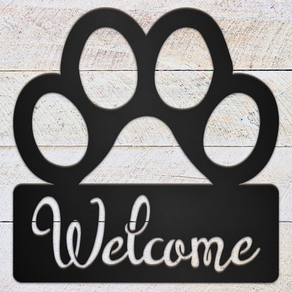 Dog Welcome Sign