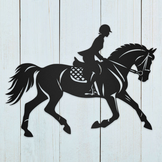 Equestrian Metal Wall Art