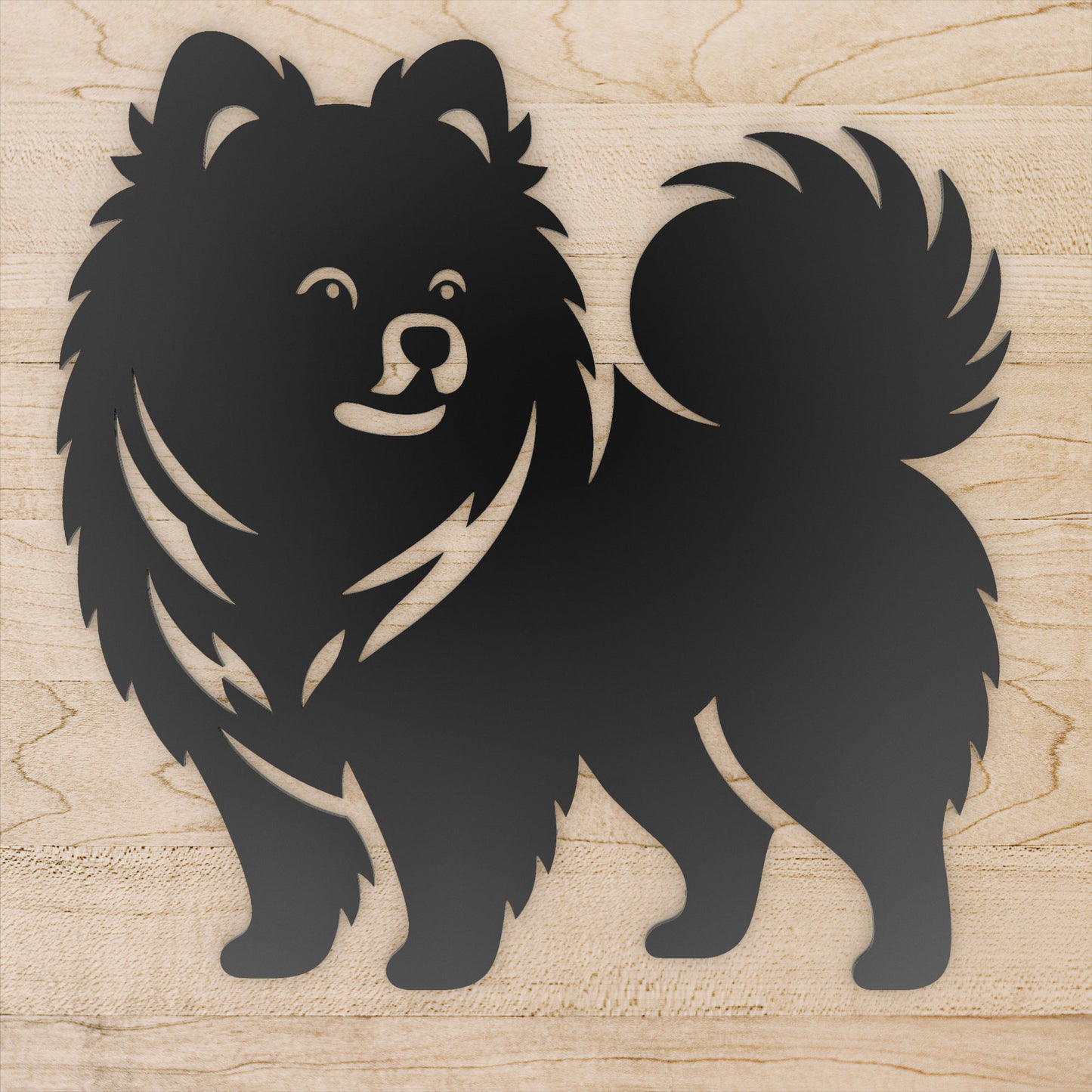 Pomeranian Metal Wall Art