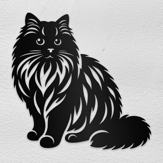 Ragdoll Cat Metal Wall Art