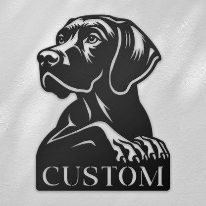 German Shorthaired Pointer Metal Art