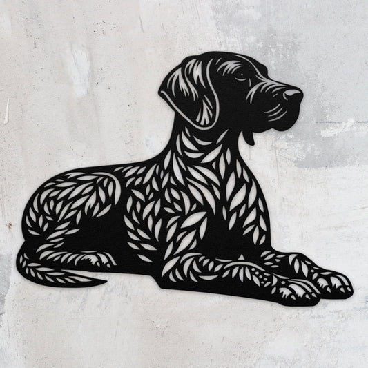 German Shorthaired Pointer Metal Wall Art