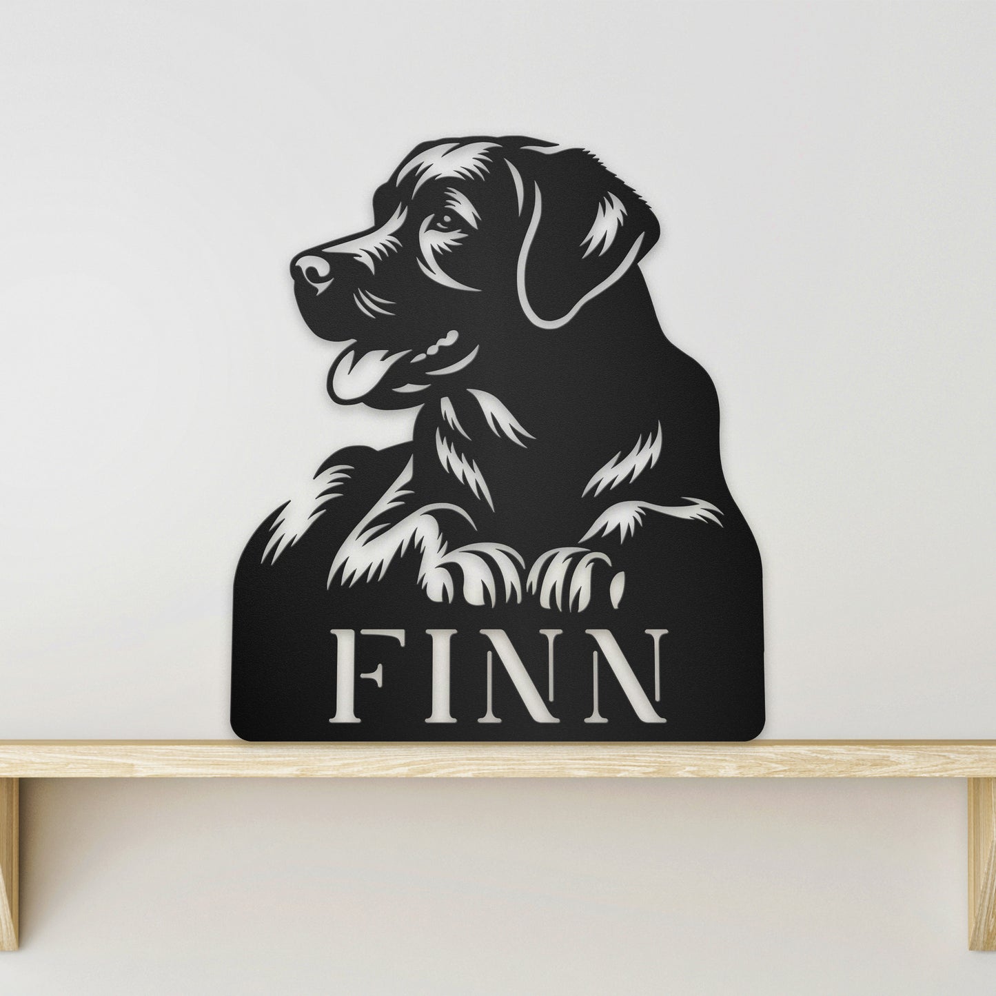 Labrador Retriever Metal Art