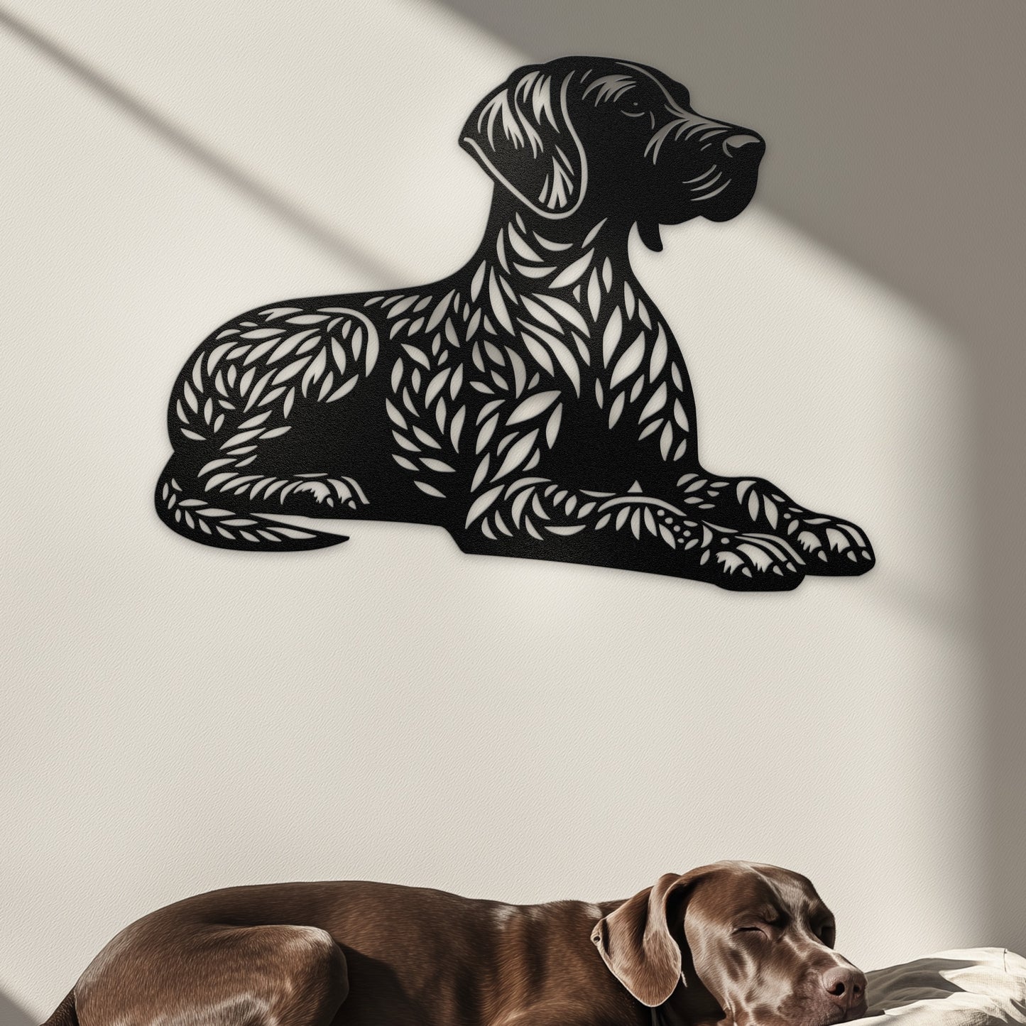 German Shorthaired Pointer Metal Wall Art