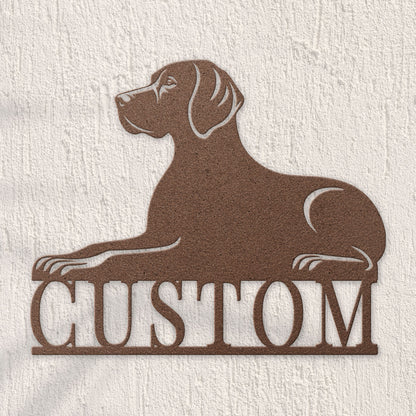 German Shorthaired Pointer Metal Art