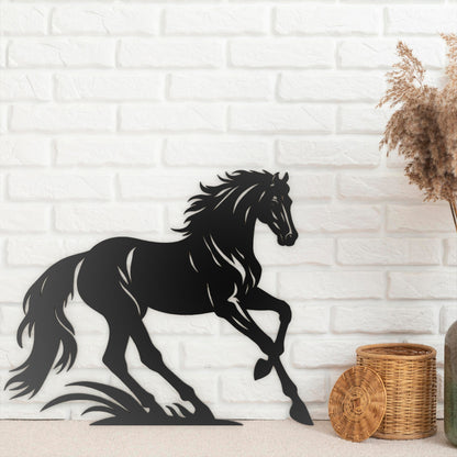 Wild Stallion Metal Wall Art