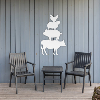 Farm Animals Metal Wall Art