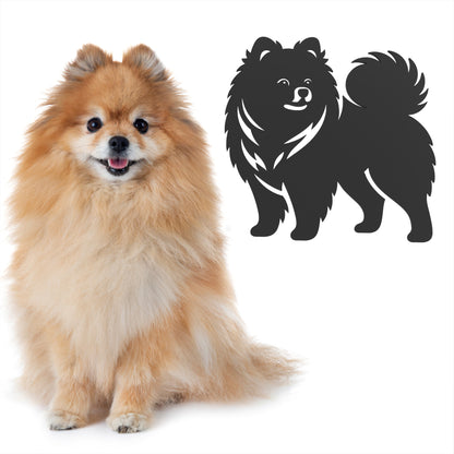 Pomeranian Metal Wall Art