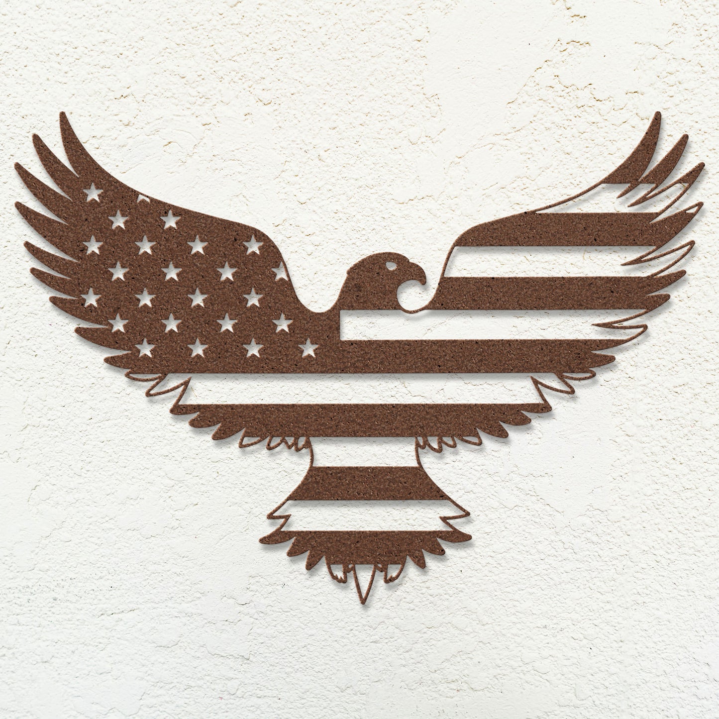 Patriotic Eagle Metal Art