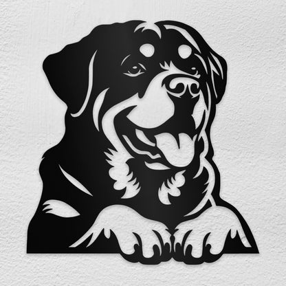 Rottweiler Metal Wall Art