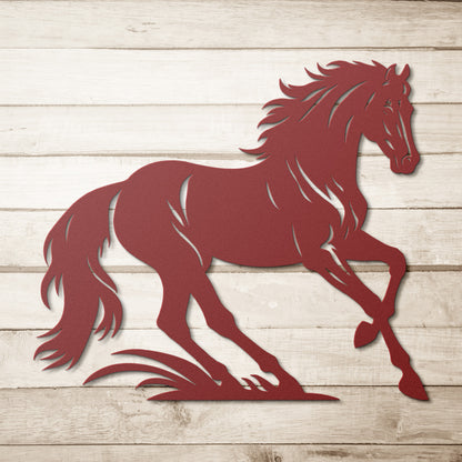 Wild Stallion Metal Wall Art