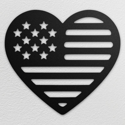 Love USA Metal Art