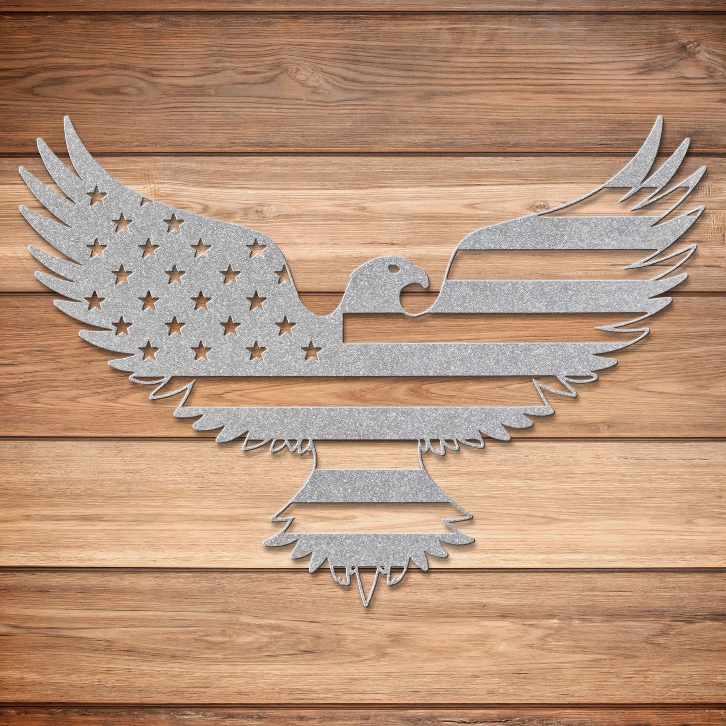 Patriotic Eagle Metal Art