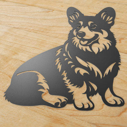 Pembroke Welsh Corgi Metal Wall Art