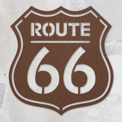 Route 66 Metal Art