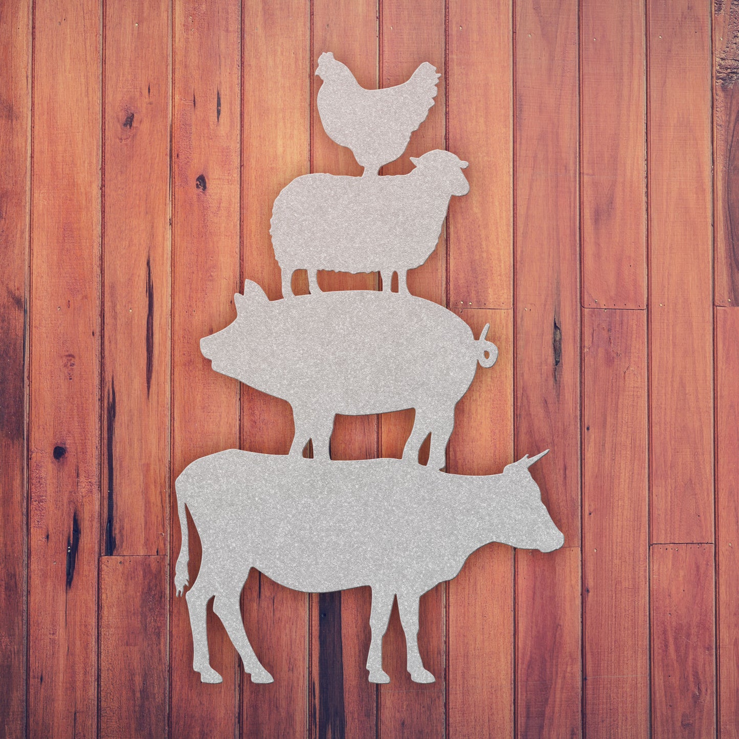 Farm Animals Metal Wall Art