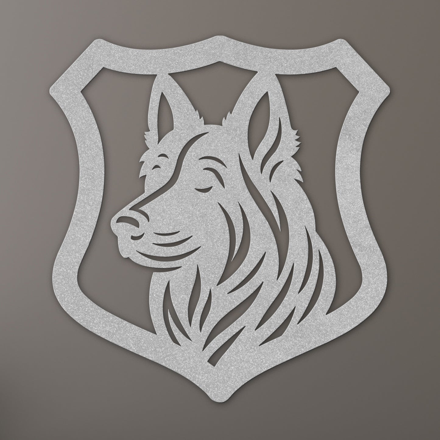 Police K9 Unit Metal Wall Art