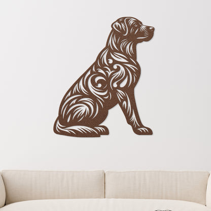 Labrador Retriever Metal Wall Art