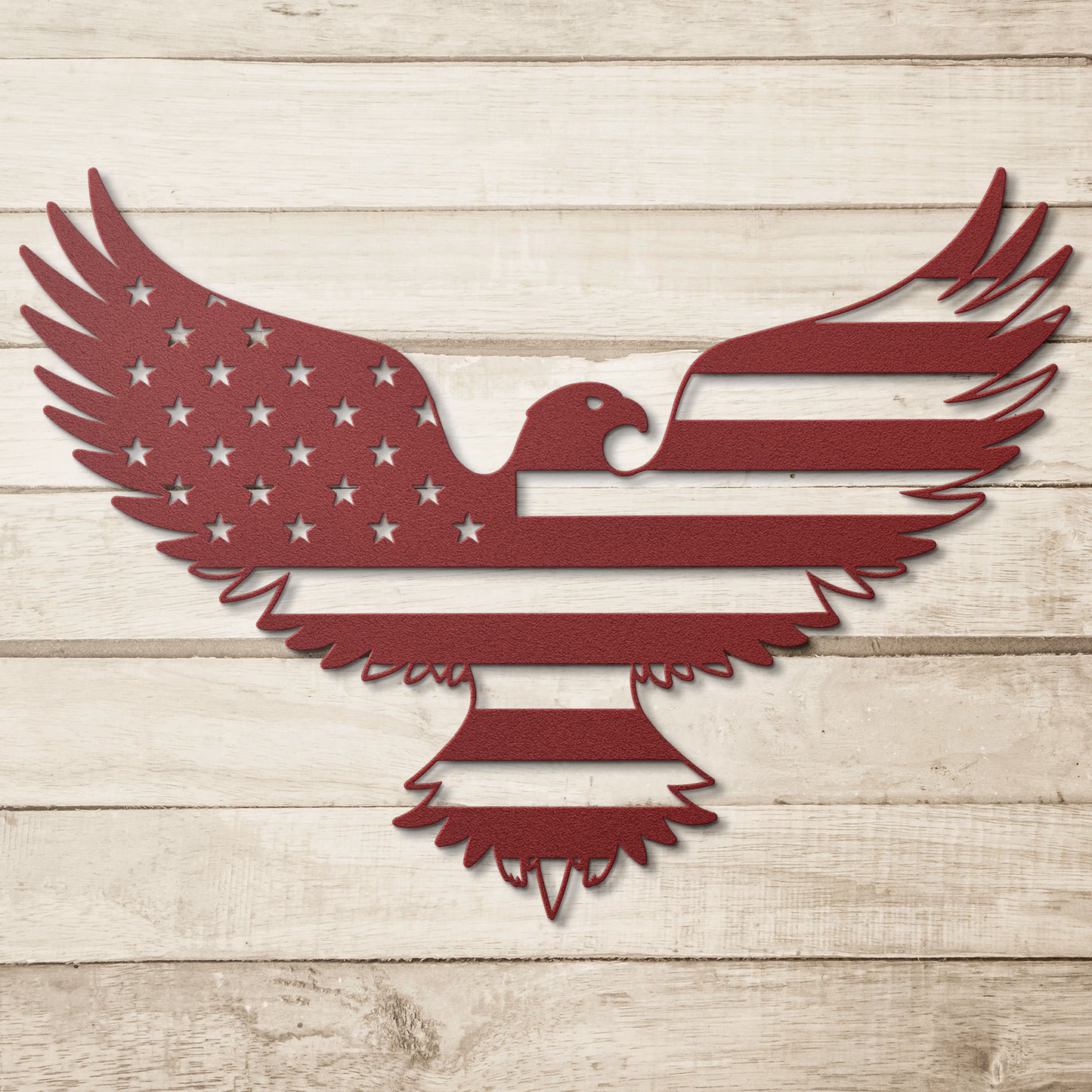 Patriotic Eagle Metal Art