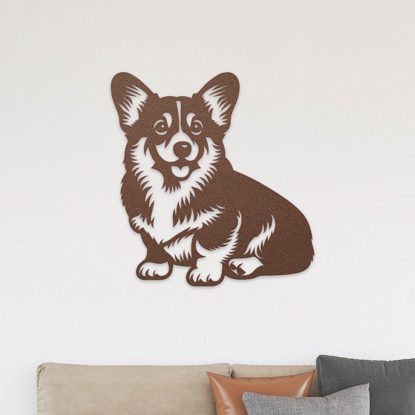 Pembroke Welsh Corgi Metal Wall Art