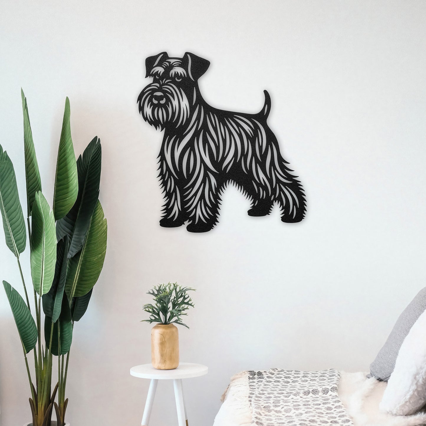 Miniature Schnauzer Metal Wall Art