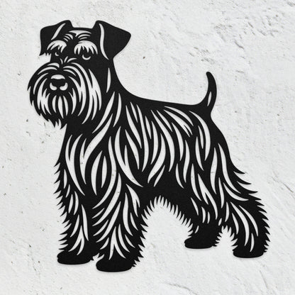 Miniature Schnauzer Metal Wall Art