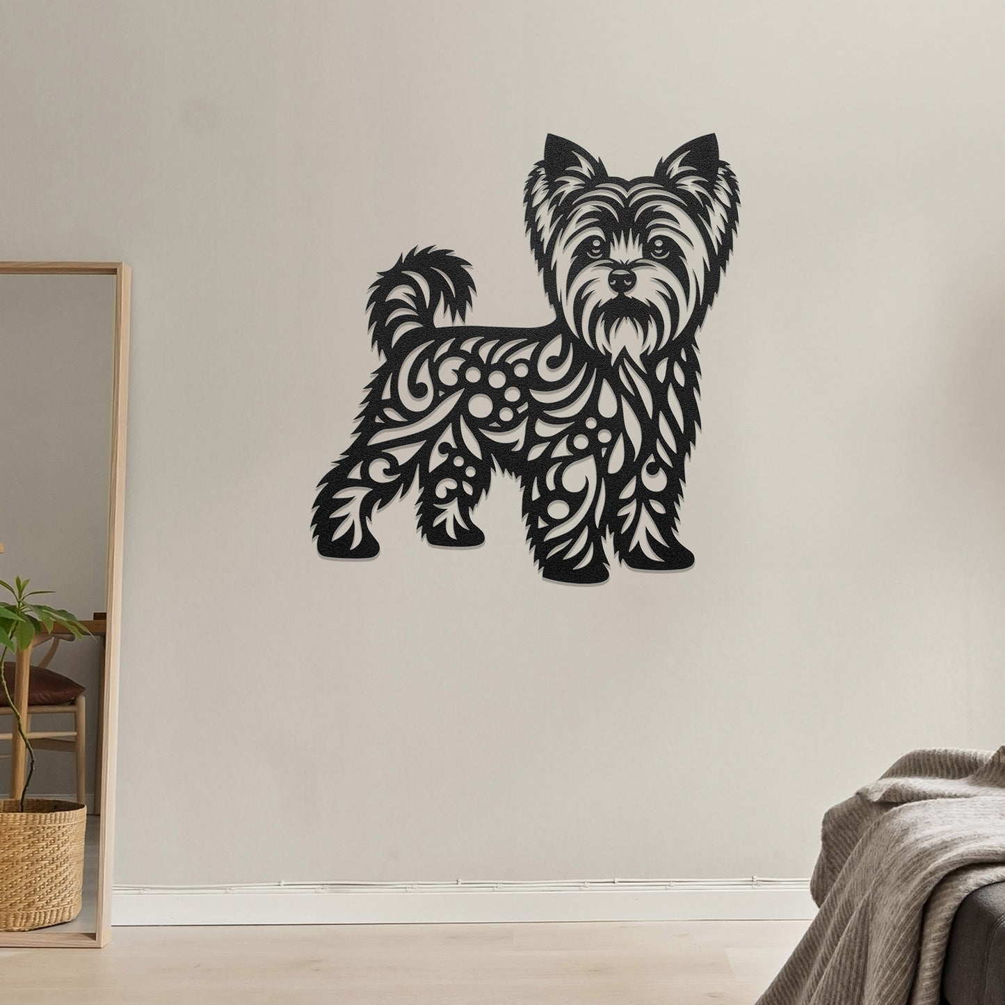 Yorkshire Terrier Metal Wall Art