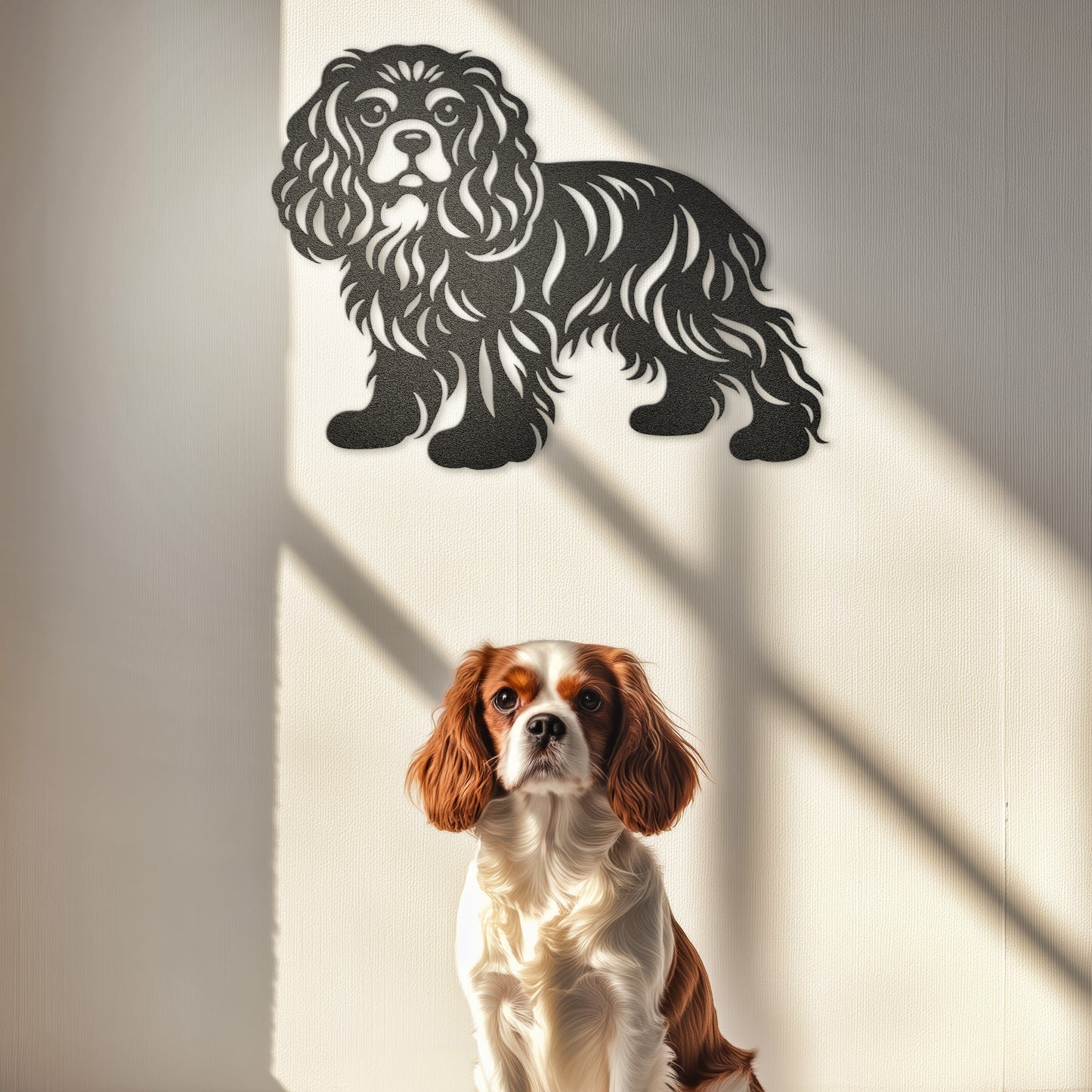 King Charles Cavalier Spaniel Metal Wall Art