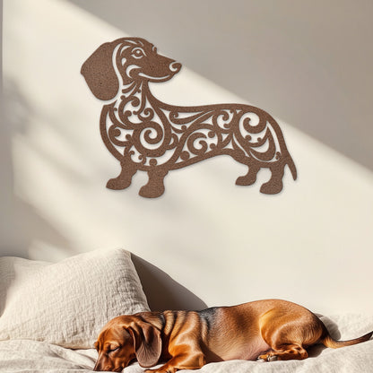 Dachshund Metal Wall Art