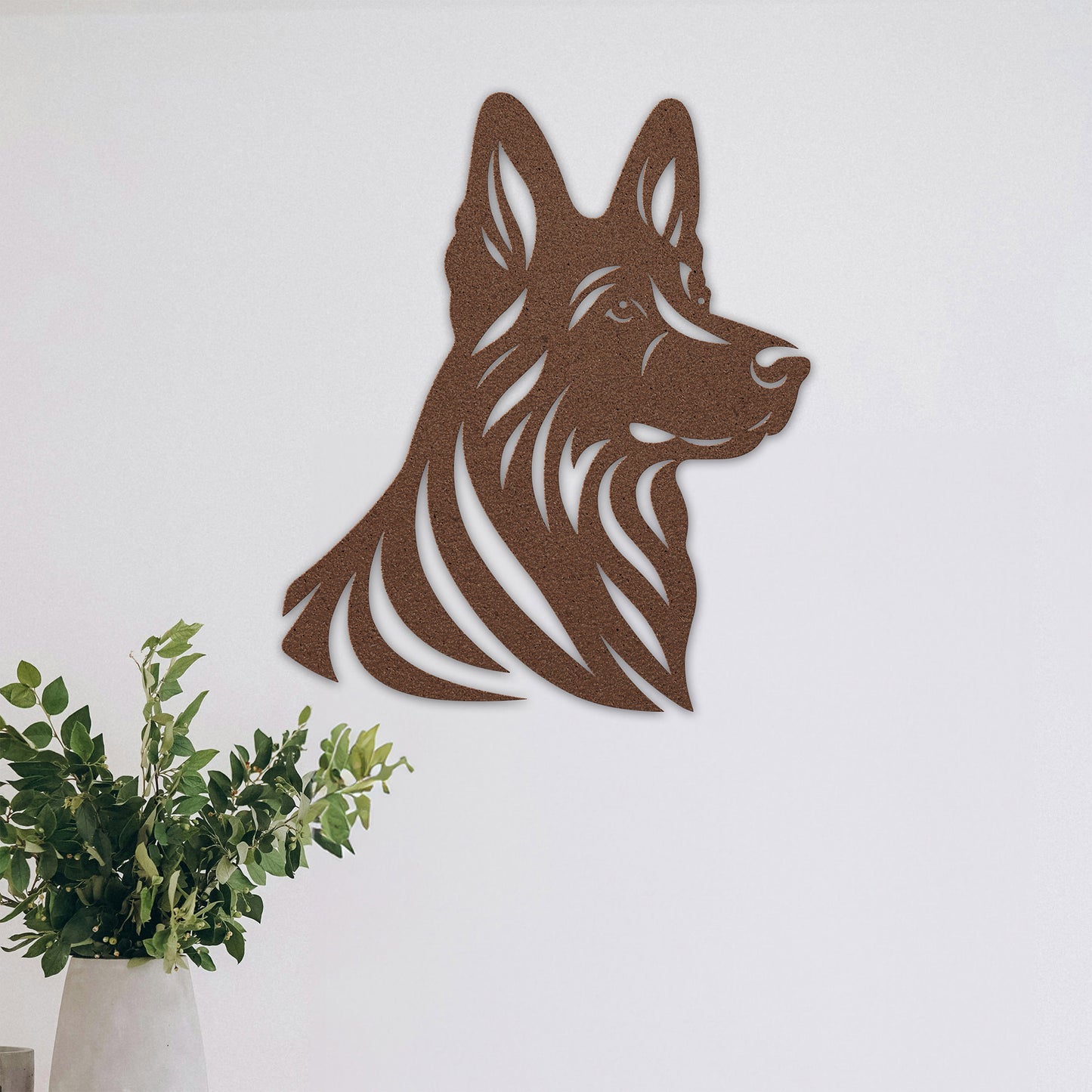 German Shepherd Metal Wall Art