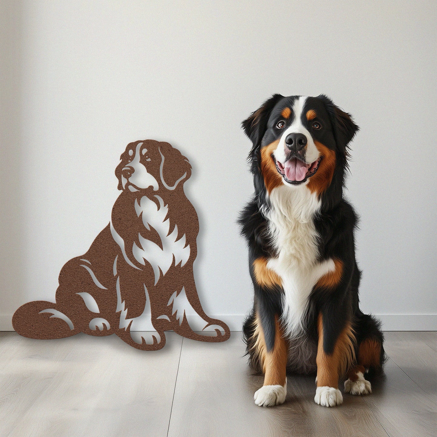 Bernese Mountain Dog Metal Wall Art