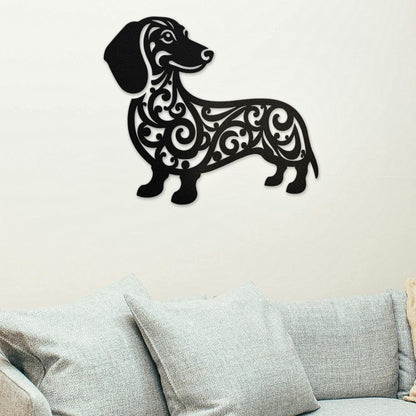 Dachshund Metal Wall Art