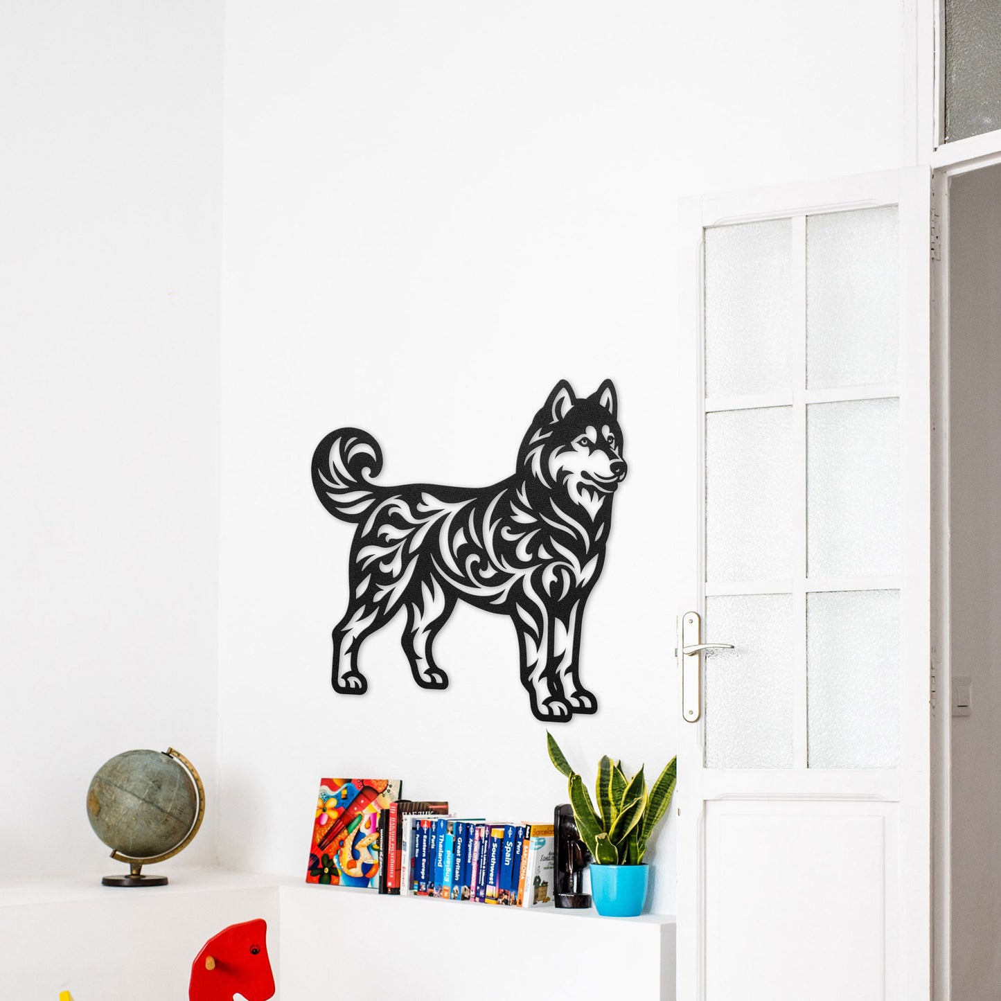 Siberian Husky Metal Wall Art