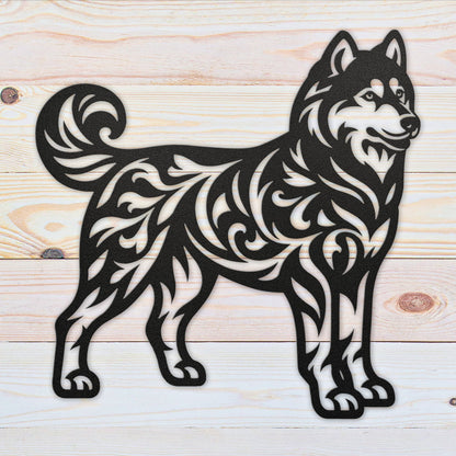 Siberian Husky Metal Wall Art