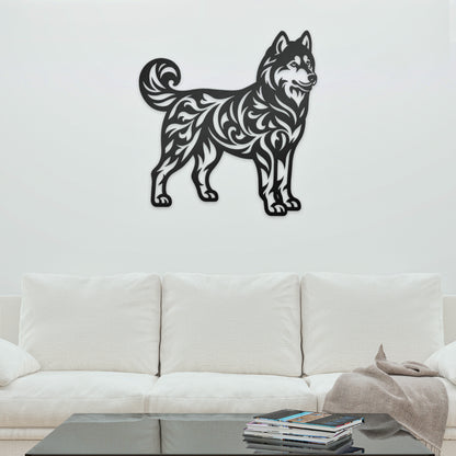 Siberian Husky Metal Wall Art