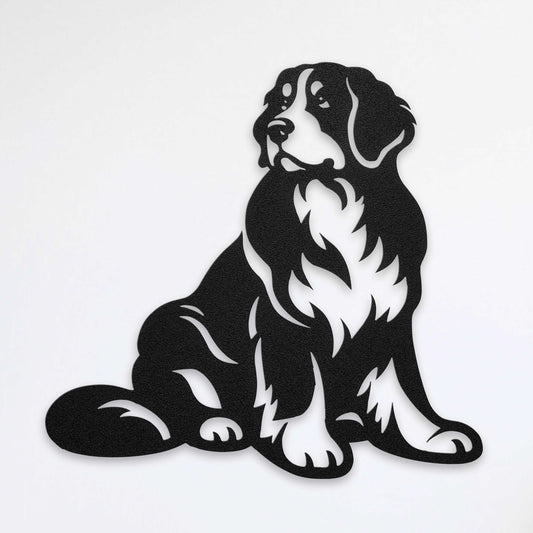 Bernese Mountain Dog Metal Wall Art