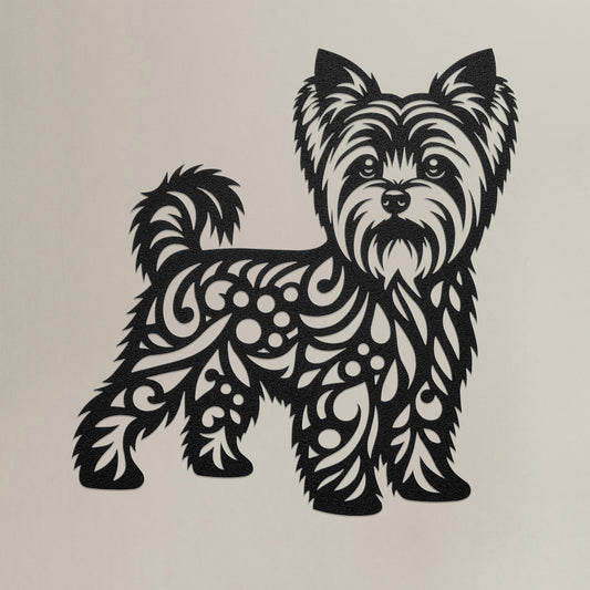 Yorkshire Terrier Metal Wall Art