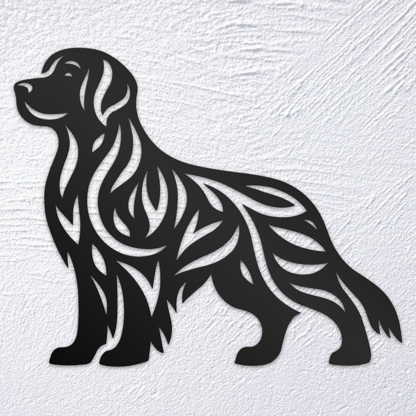 Golden Retriever Metal Wall Art