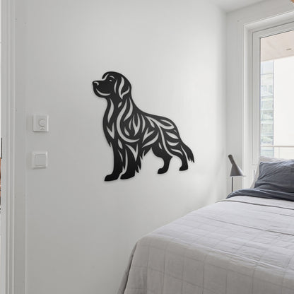 Golden Retriever Metal Wall Art