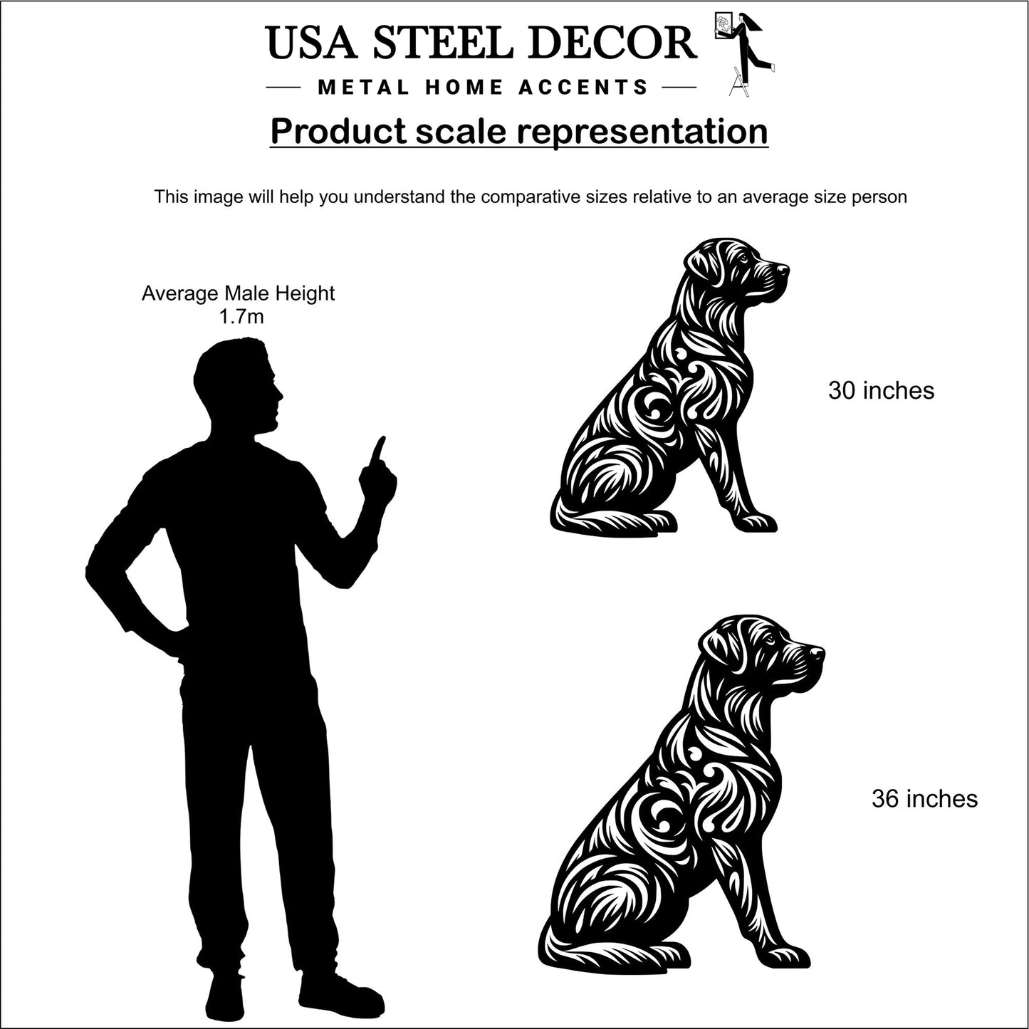 Labrador Retriever Metal Wall Art