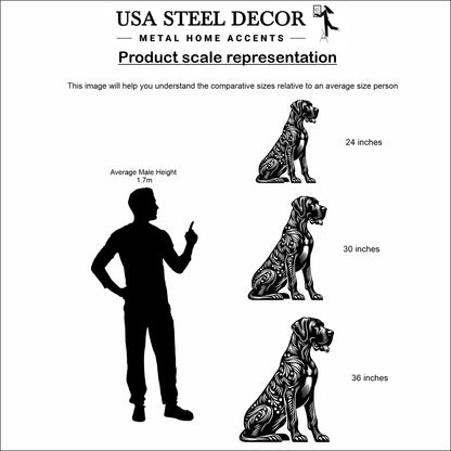 Great Dane Metal Wall Art