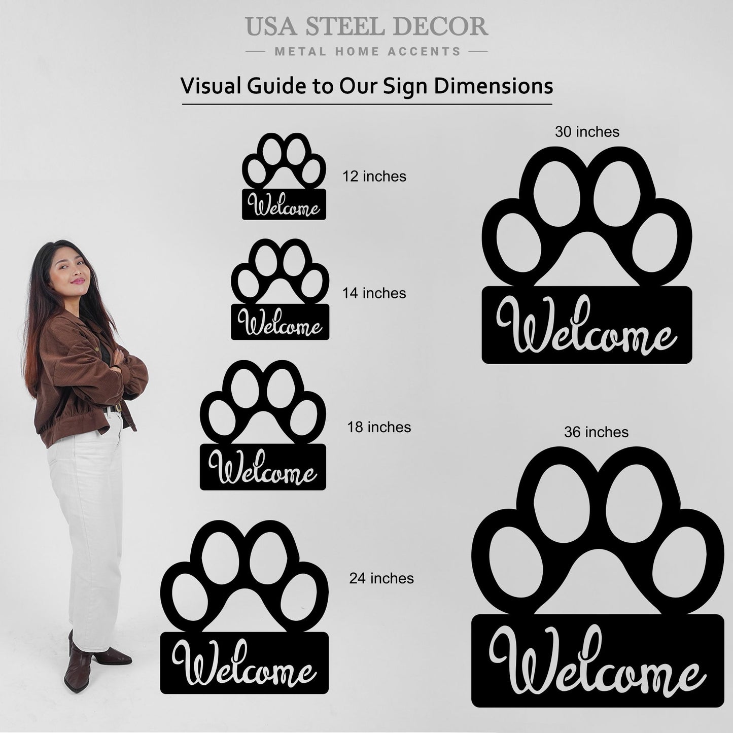 Dog Welcome Sign