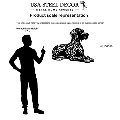 German Shorthaired Pointer Metal Wall Art